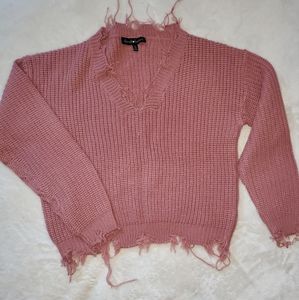 Pink Small knitted sweater